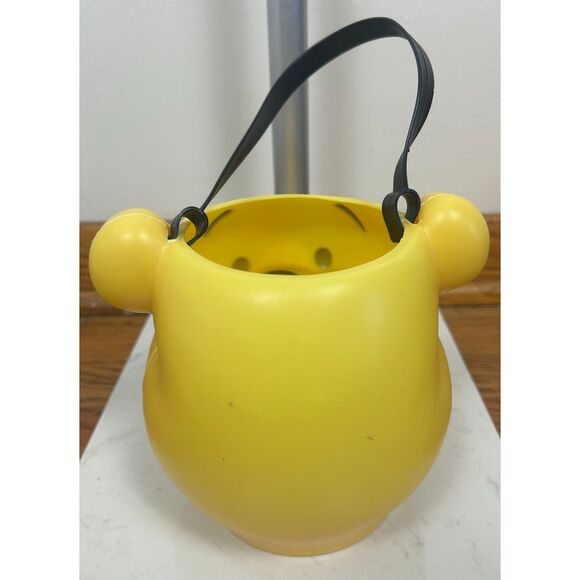 Disney Winnie The Pooh Halloween Pumpkin Trick-Or-Treat Pail Bucket Blow Mold - Picture 2 of 7